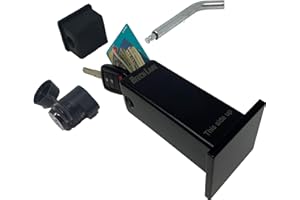 Beech Lane Locking Hitch Storage Box, Included Combo Lock Hitch Pin, Sturdy and Secure, Large Storage Space, Waterproof
