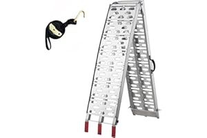 Motorcycle Ramp, 750LBS LEMNISCATE Powersports Loading Ramps, 7.5 FT Lightweight Portable Aluminum Folding Ramp for Pickup Trucks, Dirt Bike, 1PC