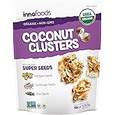 InnoFoods Organic Coconut Clusters With Pumpkin, Chia And Sunflower Seeds 500g Gluten Free Orgranic Vegan Snack