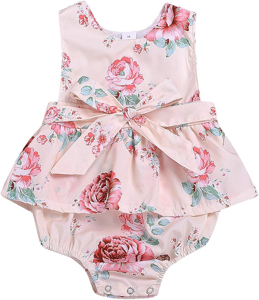 infant floral romper