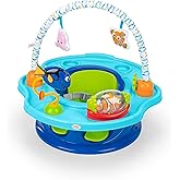 Bright Starts Disney Baby Finding Nemo SuperSeat, Fun Baby Seat for Sitting Up, Playtime, and Meals, Ages 4 Months to 4 Years, Blue