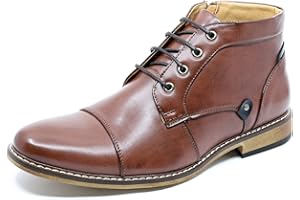 Metrocharm MC146 Men's Cap Toe Formal Dress Casual Oxford Ankle Boot