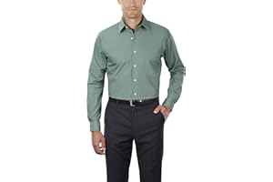 Van Heusen Mens Dress Shirt Regular Fit Poplin SolidDress Shirt