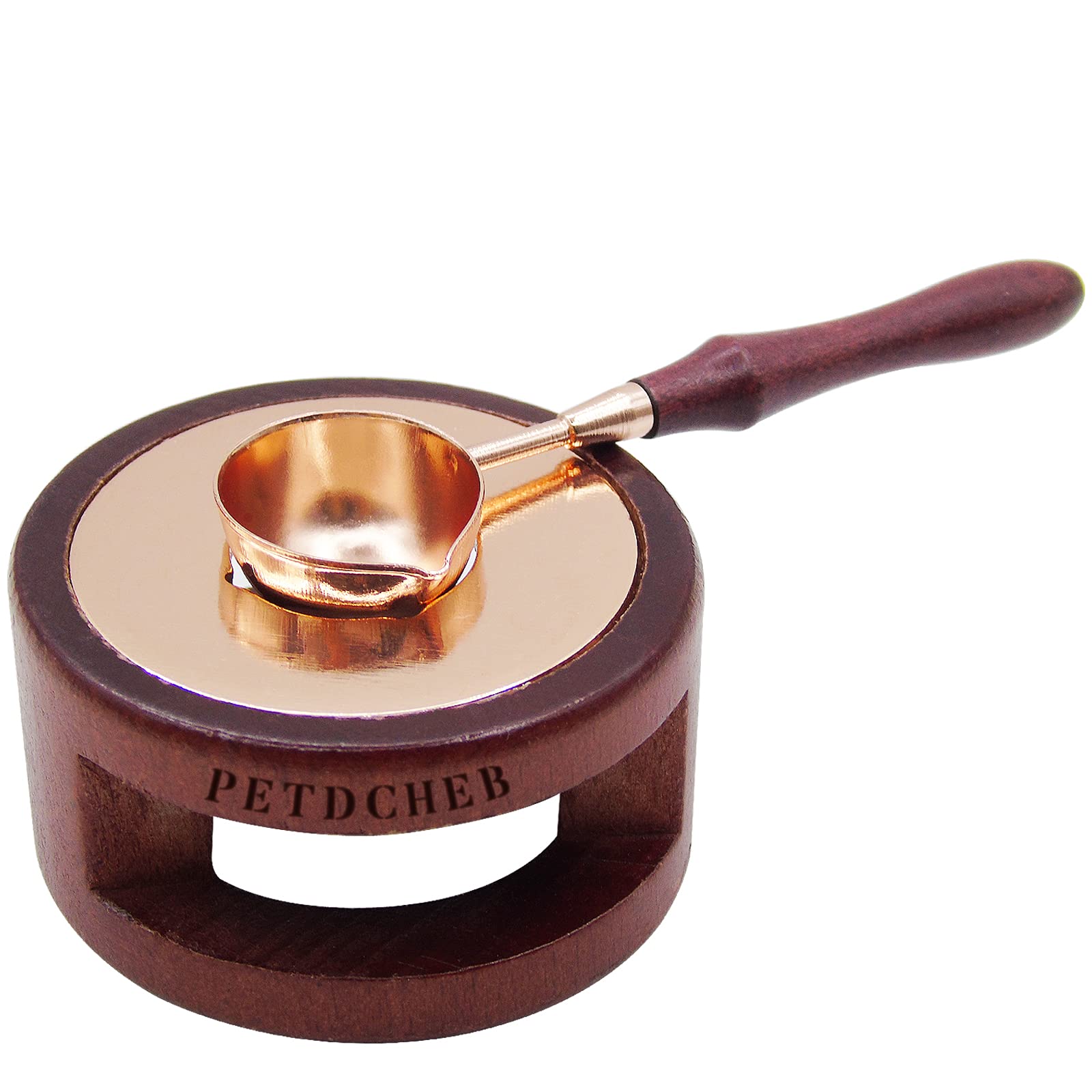 Photo 1 of Wax Seal Warmer Melting Pot Wax Sealer Melting Furnace with Melting Spoon for Sealing Stamp Letter Envelope
