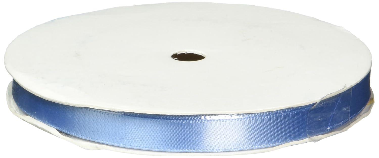 Amazon.com: Schiff Ribbons 244-1.5 3/8-Inch Polyester Single Face Satin Ribbon, 20-Yard, Blue Iris