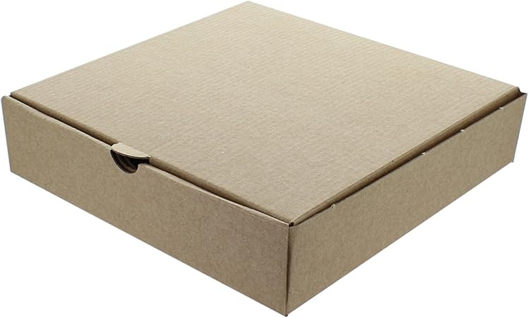 Deli Supplies - Caja para pizza (25,4 x 22,8 cm), color marrón: Amazon.es: Hogar