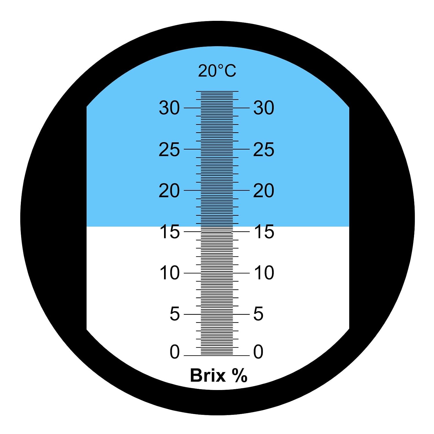 GAIN EXPRESS 0-32% Brix Refractometer ATC High-Concentrated Sugar Solution Content Test Tool 0.2% Division - Image 5