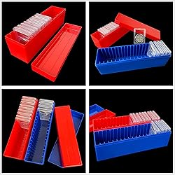 Ettonsun Plastic Coin Storage Box Case for 20 Slab