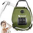 sapsisel Camping Shower Bag, 5 Gal/20L Solar Heating Camping Shower with Upgraded Hose and Shower Head,Portable Shower for Camping,Solar Shower