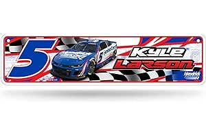 Rico Industries NASCAR Racing Metal Street Sign 4" x 15" Home Décor - Bedroom - Office - Man Cave