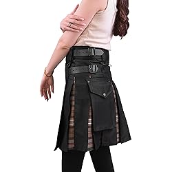 Hybrid Utility Kilts for Women Scottish Traditional