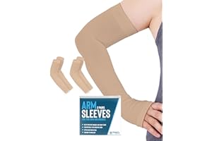 Doctor's Select Arm Protectors for Thin Skin and Bruising for Women and Men - 2 Pairs UPF 50 Sun Protection and Cooling