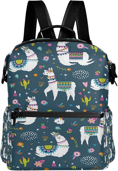 llama book bag