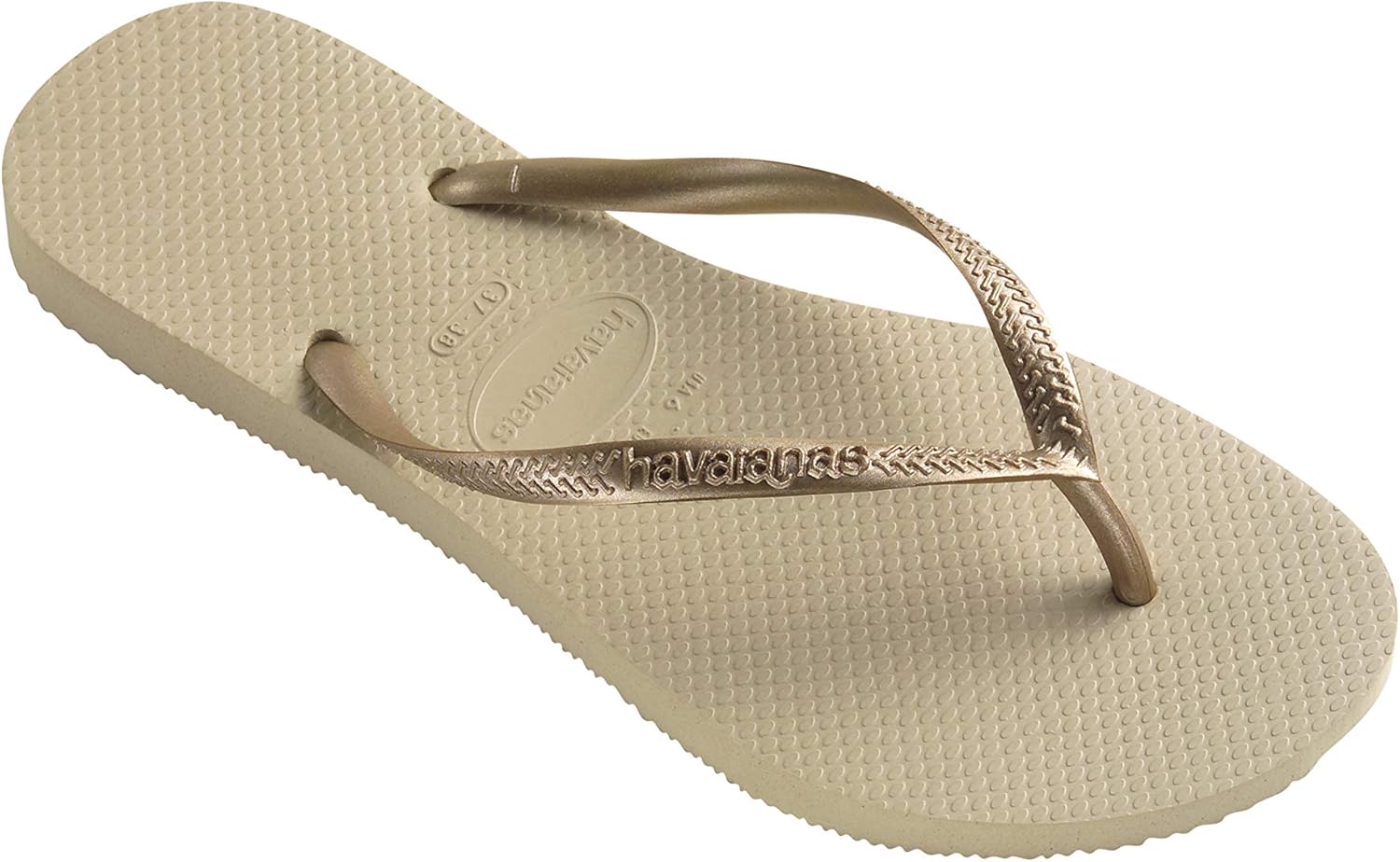 havaianas slim sand grey light golden
