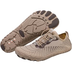 Copper Grounding Barefoot Shoes Unisex Wide Toe Box Waterproof Flexible Soft Breathable Healthy Walking Hiking Footwear Men W