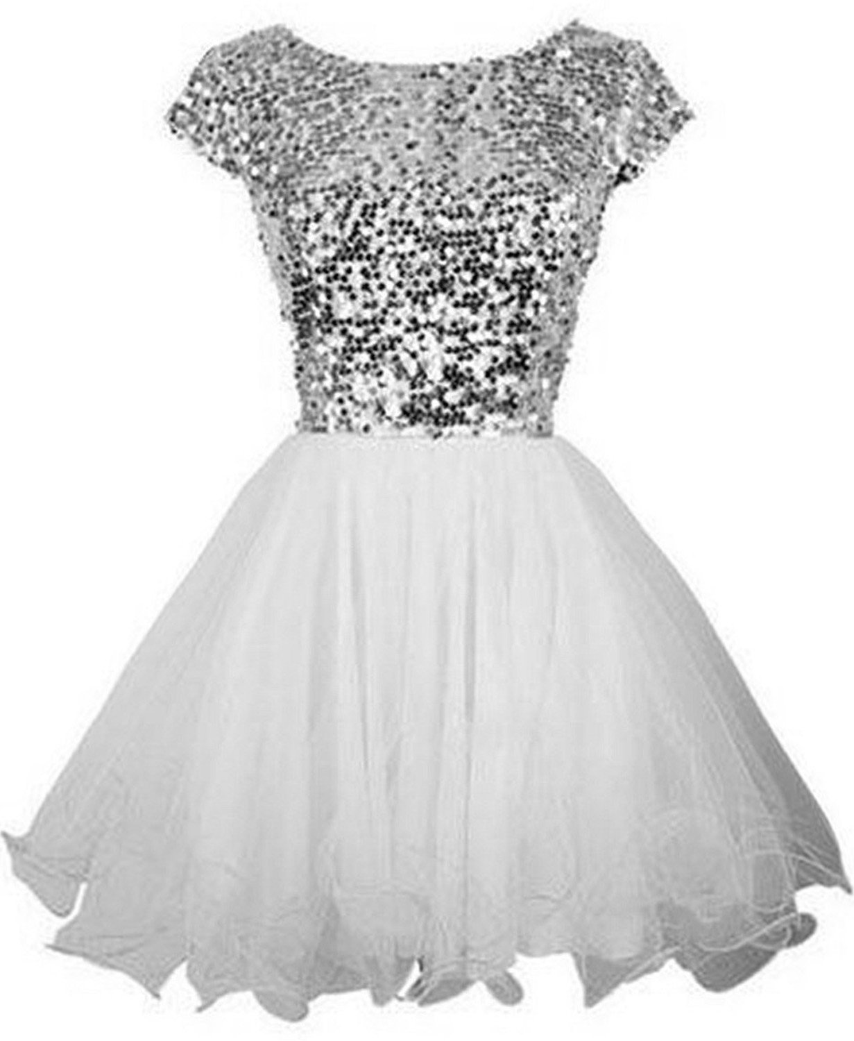 Sarahbridal Juniors Short Dresses 2019 Sequin Prom Cocktail