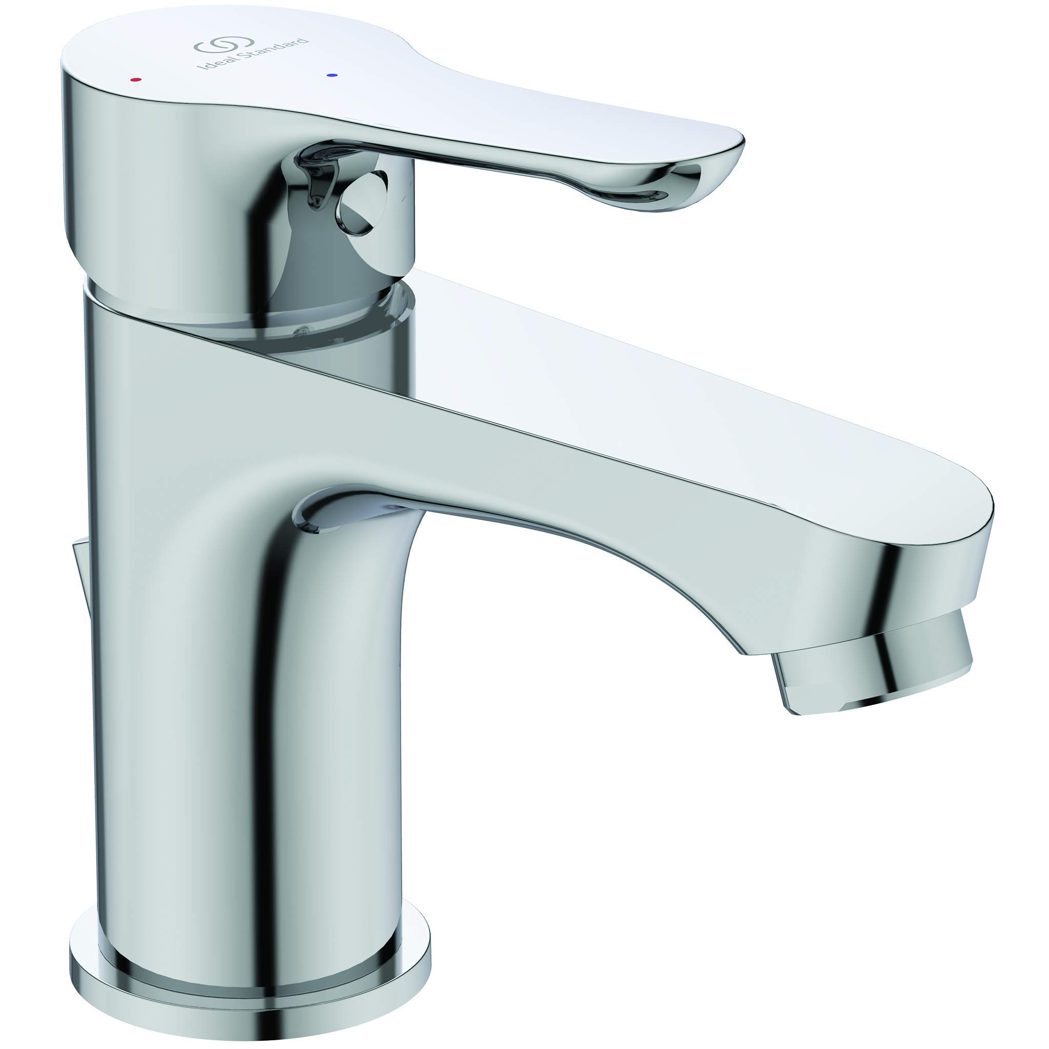 Ideal Standard Bluestart Alpha Sink Mixer, Chrome Finish, Chrome Color Family, Stainless Steel Material, Traditional Style, Single Hole Installation, 1 Handle, Lever Type, 70 mm Hand Wash Comfort Zone