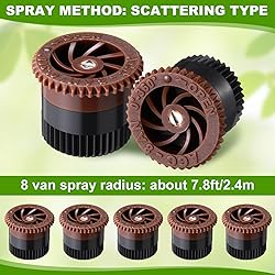 Honoson 16 Pcs Variable Arc Nozzle Radius High