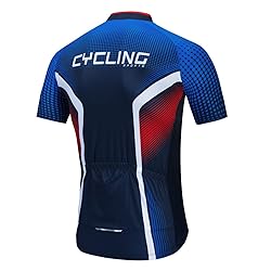 Cycling Jersey Men, Summer Short Sleeved Bike