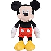 Disney Junior Mickey Mouse Bean Plush Mickey Mouse Stuffed Animal, Officially Licensed Kids Toys for Ages 2 Up, by Just Play