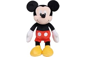 Disney Junior Mickey Mouse Bean Plush Mickey Mouse Stuffed Animal, Officially Licensed Kids Toys for Ages 2 Up, by Just Play