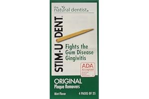 STIM-U-DENT Original Plaque Removers Mint -- 100 Toothpicks