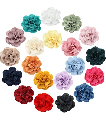 Amazon.com: inSowni 16 Pack Realistic Big Rose Flower Hair  display picture 3