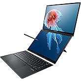 ASUS Zenbook Duo Laptop, Dual 14” OLED 3K 120Hz Touch Display, Intel Evo Certified, Intel Core Ultra 9 185H CPU, Intel Arc Gr