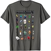 Minecraft Group Shot Poster Collage Style T-Shirt