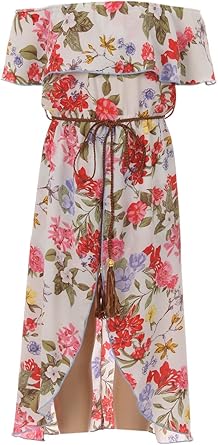 off shoulder maxi skirted romper