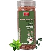 CATMERICA-Pink Himalayan Bath Salt with Eucalyptus and Mint Scent. Perfect for Aromatherapy, Relaxation, Wellness, Muscle Recovery, Body Care. Alternative to Epsom Salt, Magnesium Bath Flakes.