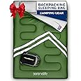 SereneLife Backpacking Sleeping Bag Camping Gear-Double Bed for Adults/Teens W/2 Pillows, Bag-Outdoor Lightweight Weather Proof Sleeping Bags for All Seasons