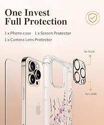 GVIEWIN for iPhone 16 Pro Max Case with Screen