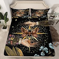 Erosebridal Butterfly Bed Sheets Full,Sparkle