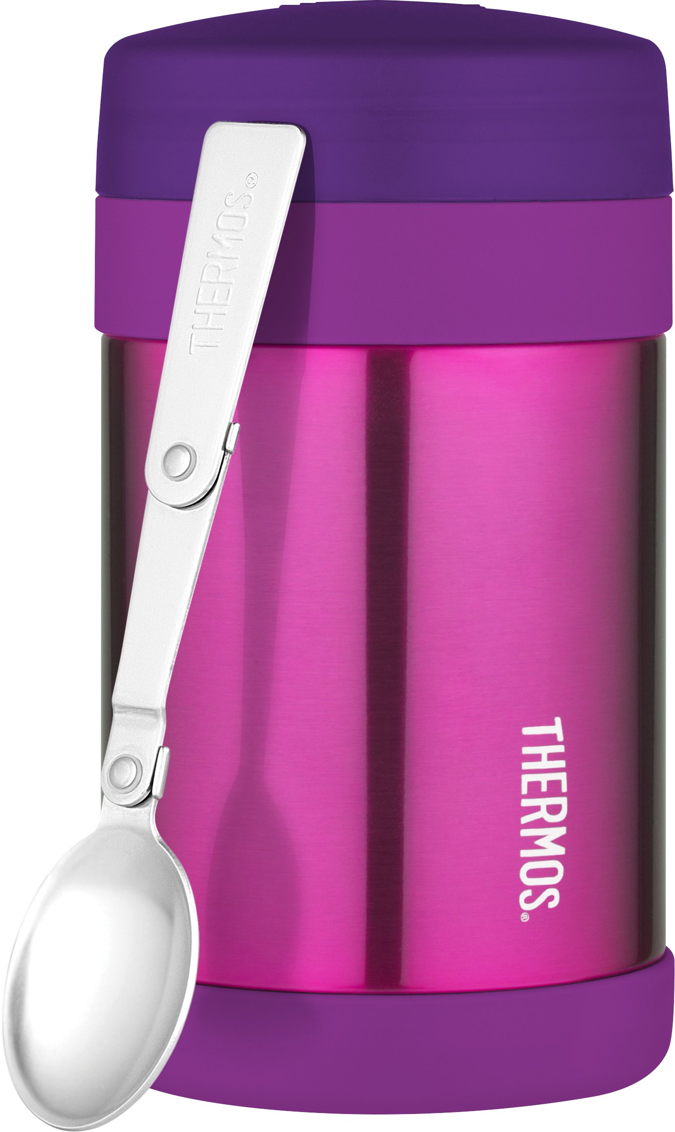 Thermos 16 Ounce Food Jar with Folding Spoon, Pink eBay