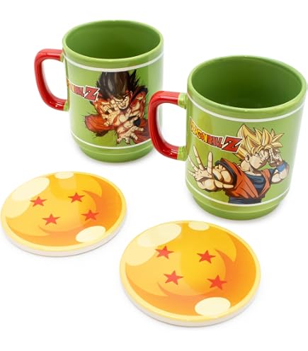 Amazon.com: Stor DBZ Heat Change Ceramic Mug Mug Heat Activated Coffee Mug  - Son Gohan - Son Goku - Trunks - Vegeta : Home & Kitchen