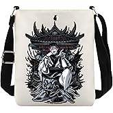 BLUPRAK Anime’s Crossbody Bag Animes Themed Gift JJK Inspired Crossbody Bag Anime Merch JJK Lover Gift Cartoon Gifts for Fans