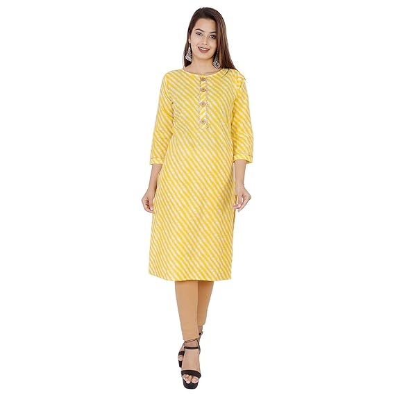 Women's Cotton Regular Kurta