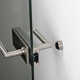Stoppwerk Stainless Steel Door Stop Wall Mounted Ø3.2cm H2cm with Rubber Buffer view 7