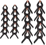 Juibao 20-Piece Nylon Spring Clamps Set 2in 3in Heavy Duty Grip Clips view 1