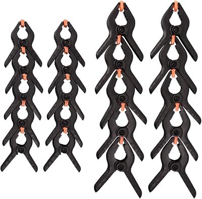 Juibao 20-Piece Nylon Spring Clamps Set 2in 3in Heavy Duty Grip Clips