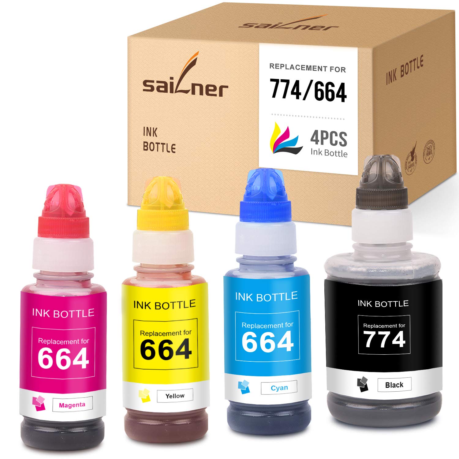 difference between epson 664 and 774 ink