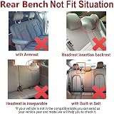 Flying Banner Front and Rear Car Seat Covers Black Purple Full Set view 8
