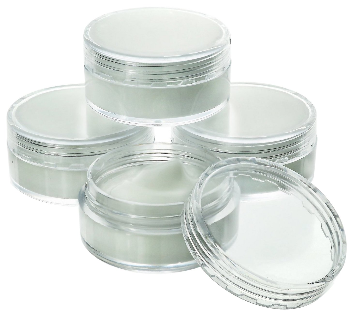 Amazon.com : Nsstar 50 PCS Empty Clear Plastic Cosmetic ...