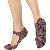 SHASHI Strap Mary Jane Socks – Grip Socks for Women w/Cut Out-Top – Activewear for Barre, Yoga & More