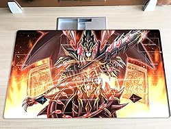 New Mlikemat Playmat Red Eyes Dark Dragon TCG CCG