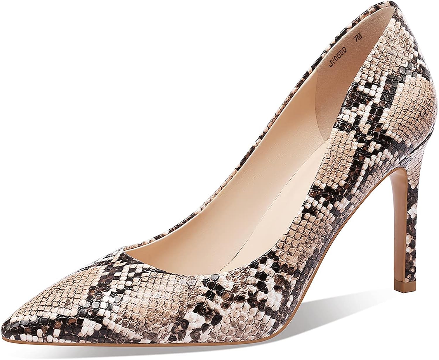 snakeskin heels