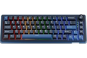 Ducky OK-M-65 Mechanical Keyboard/Black-Blue/US/Baby Switch