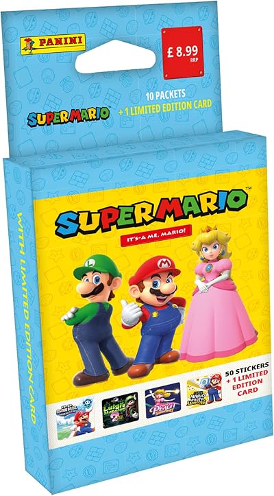 Panini It’s-a me, Mario! Super Mario Sticker Collection Multiset