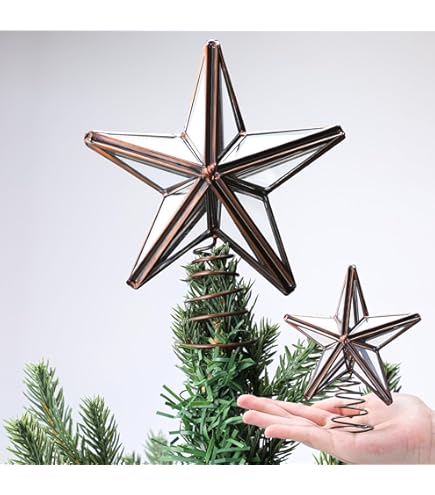 Amazon.com: Rust Metal Star Mini Tree Topper - 2.75 Inches